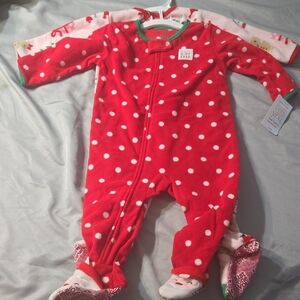 Carter's  Footie One Piece Sleeper, 2 Pack